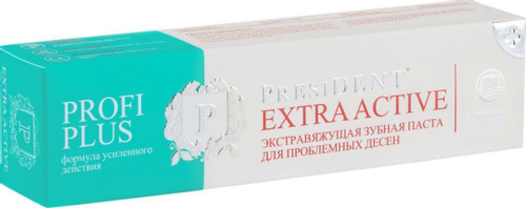 PRESIDENT PROFI PLUS Extra Active - зубная паста (30мл), PRESIDENT DENTAL / Германия