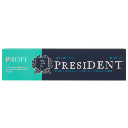 PRESIDENT PROFI Sensitive - зубная паста (50мл), Betafarma SpA, Италия