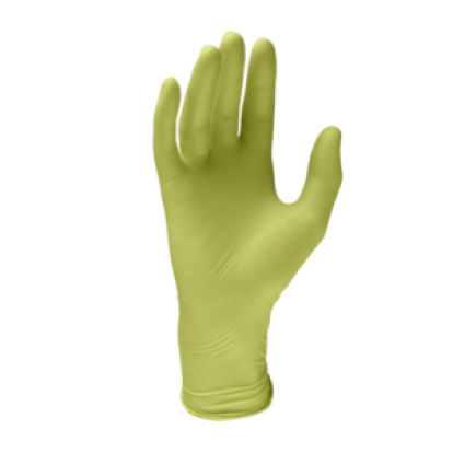Перчатки Euronda MONOART латексные текстурированные,  M (50пар) Цвет ЛАЙМ (зеленый)