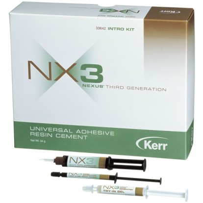 Н-Икс 3 / NX 3 Intro Kit (набор) - цемент для постоянной фиксации двойного отверждения, Kerr / США
