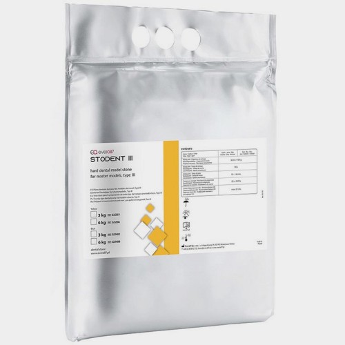 Гипс Стодент 3 (Stodent)  3кл. , 3 кг ( Синий)