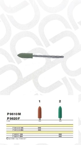 Полировочный бор по металлу 2-я ступень D+Z  / P 9620 F 104.045